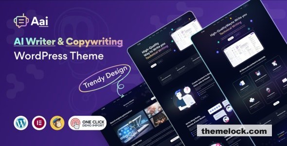 Aai v1.0.0 – AI Writer & AI Copywriting Landing Page Theme